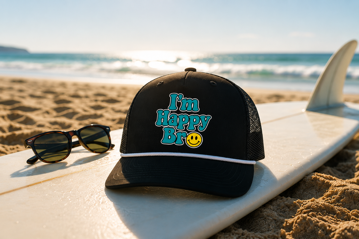 Good Days Trucker Hat | I'm Happy Bro