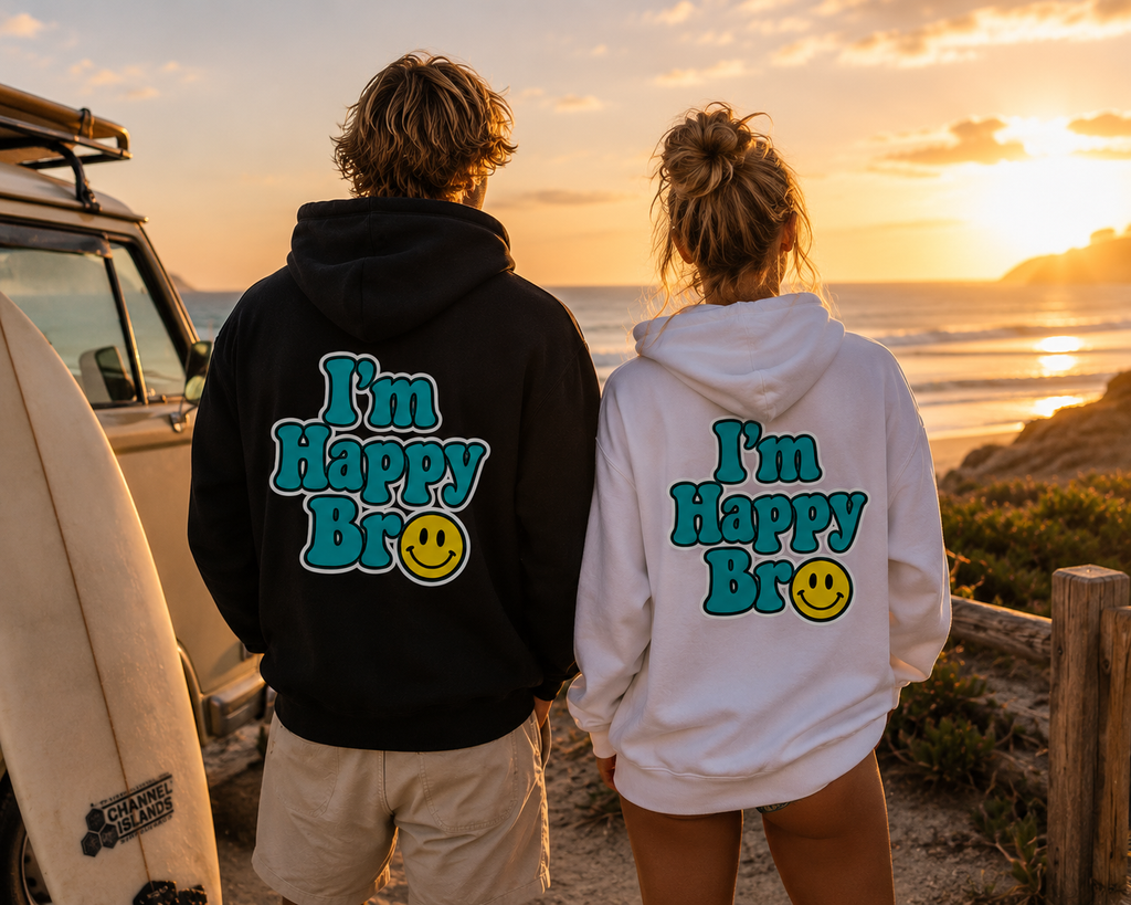 I'm Happy Bro Pullover Hoodie
