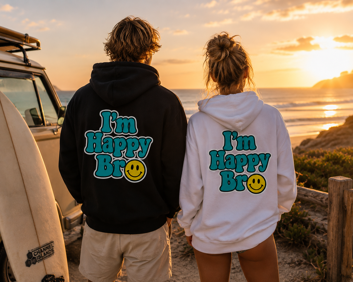 I'm Happy Bro Pullover Hoodie